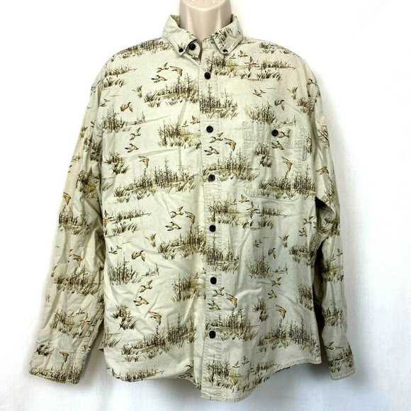 Woolrich Other - Woolrich Duck Hunting Shirt L Mens Button Down